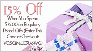 15% Off - When You Spent $75.00 on Gifts